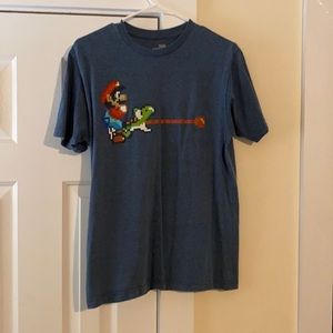 Heather blues, M, graphic tee, by Nintendo